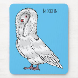 Alfombrilla De Ratón Ilustracion personalizado de pichón de Jacobin