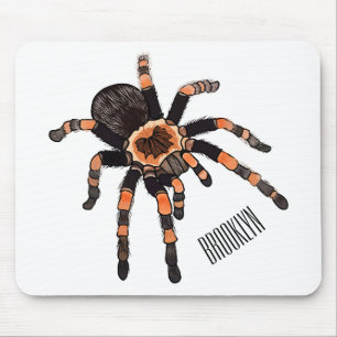 Alfombrilla De Ratón Ilustracion personalizado de Tarantula