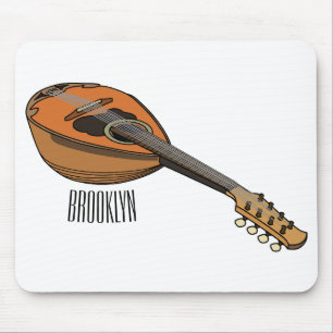 Alfombrilla De Ratón Ilustracion personalizado Mandolin