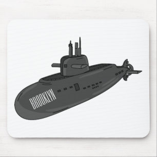 Alfombrilla De Ratón Ilustracion personalizado submarino