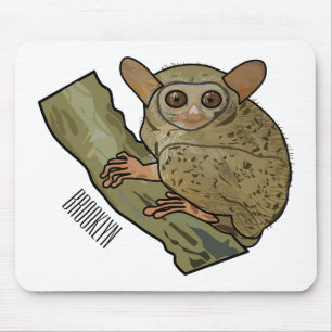 Alfombrilla De Ratón Ilustracion personalizado Tarsier