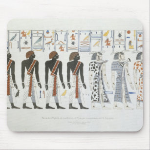 Alfombrilla De Ratón Ilustraciones de hieroglyphics de las tumbas de t