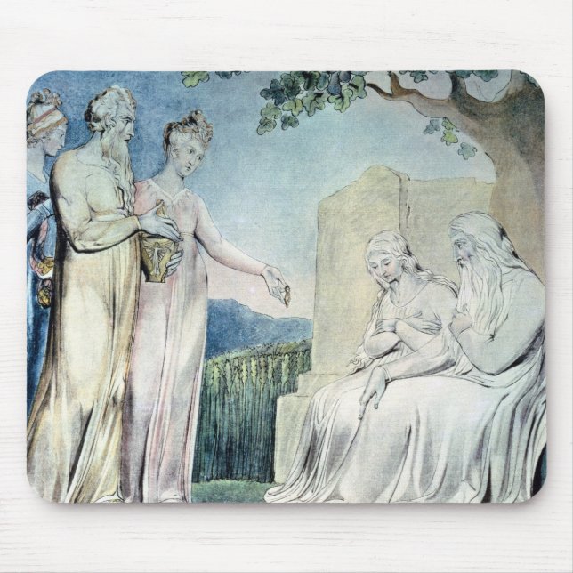 Alfombrilla De Ratón Ilustraciones del libro del trabajo (Frente)