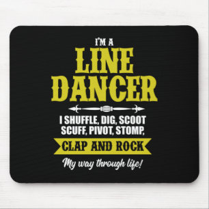 Alfombrilla De Ratón Im A Line Dancer Line Dancing Line Dance Gift