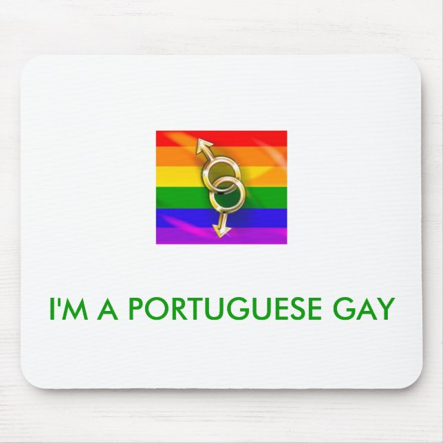 ALFOMBRILLA DE RATÓN I'M A PORTUGUESE GAY (Frente)