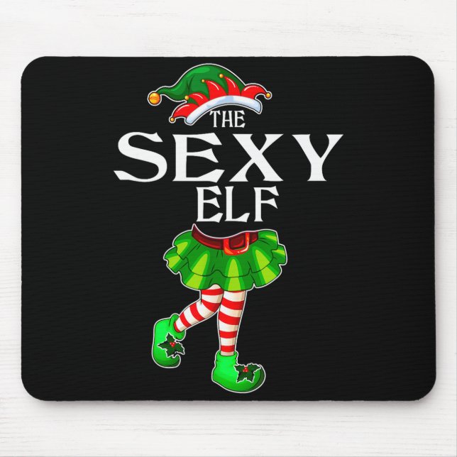 Alfombrilla De Ratón I'm The Y Elf Christmas Matching Family Group Funn (Frente)