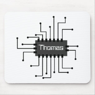 Alfombrilla De Ratón Imagen de chip IC de equipo personalizado