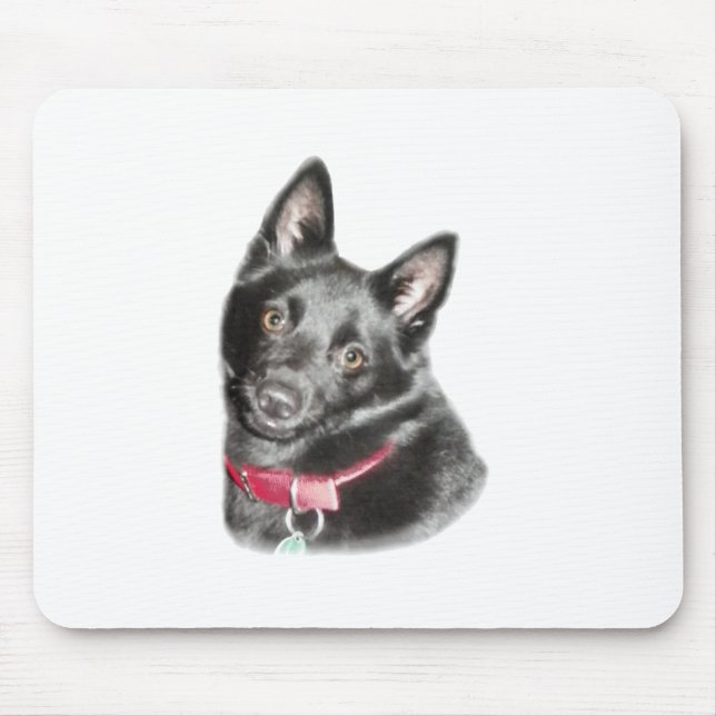 Alfombrilla De Ratón Imagen de Schipperke (Frente)