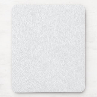 Alfombrilla De Ratón Imagen del cuero blanco