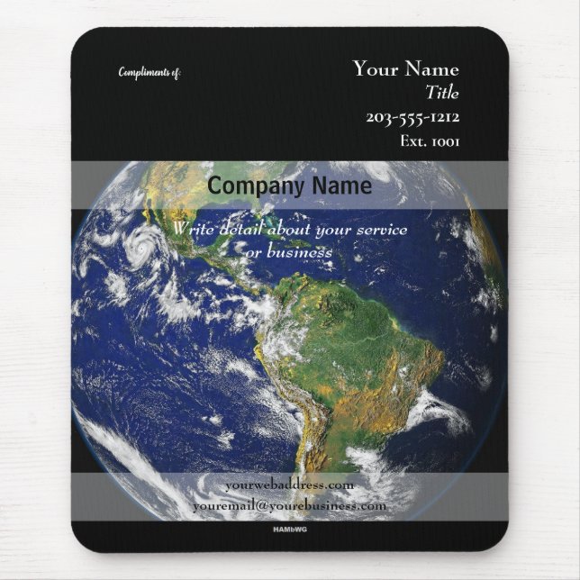 Alfombrilla De Ratón Imagen promocional del mundo de Mousepad - HAMbyWG (Frente)