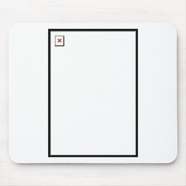Alfombrilla De Ratón Imagen quebrada (Frente)