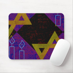 Alfombrilla De Ratón Imagen temática de Hanukkah de SlipperyJoe's dorad