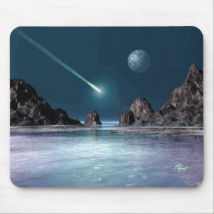 Alfombrilla De Ratón IMPACT Sci-Fi Retro Space Art Mousepad