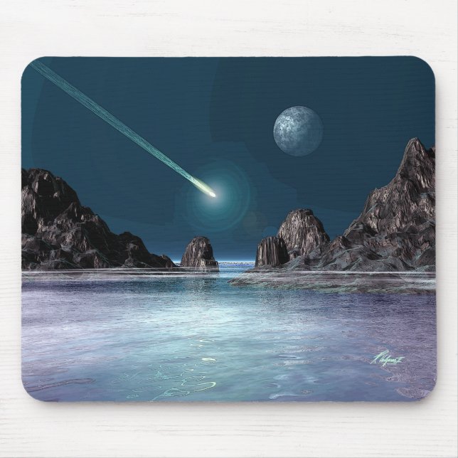 Alfombrilla De Ratón IMPACT Sci-Fi Retro Space Art Mousepad (Frente)