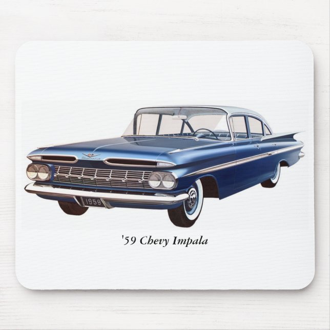 Alfombrilla De Ratón 'Impala Mousepad de 59 Chevy (Frente)