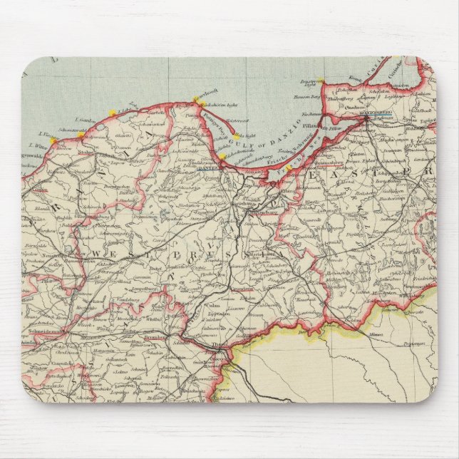 Alfombrilla De Ratón Imperio alemán noreste (Frente)