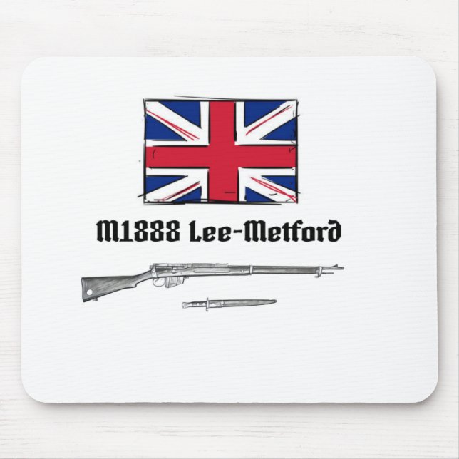 Alfombrilla De Ratón Imperio británico P1888 Lee Metford Rifle (Frente)
