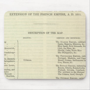 Alfombrilla De Ratón Imperio de Napoleón Bonaparte 1811 AD 2