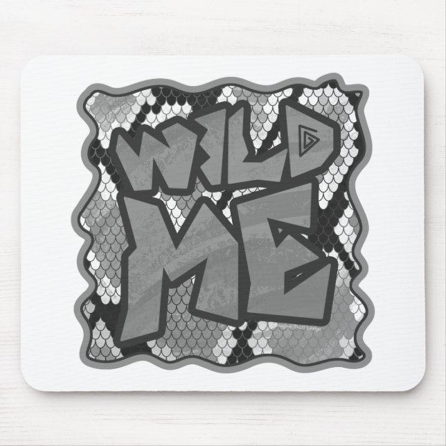 Alfombrilla De Ratón Impresión amarilla y dorada de serpientes (Frente)