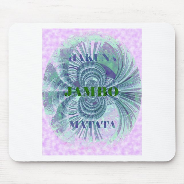 Alfombrilla De Ratón Impresión artística de Aurora Matata (Frente)