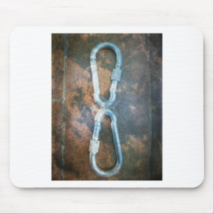 Alfombrilla De Ratón Impresión de arte de carabiners vinculados