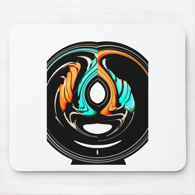 Alfombrilla De Ratón Impresión de arte de patrones tradicionales africa (Frente)