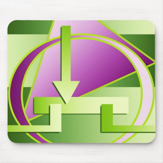 Alfombrilla De Ratón Impresión de arte digital "Diagrama de circuito" (Frente)