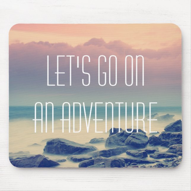 Alfombrilla De Ratón Impresión de la aventura (Frente)