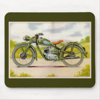 Alfombrilla De Ratón Impresión de la motocicleta del vintage