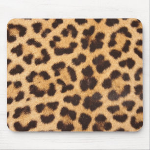 Alfombrilla De Ratón Impresión de la piel animal del leopardo