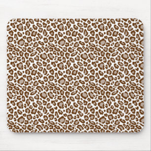 Alfombrilla De Ratón Impresión de leopardo marrón