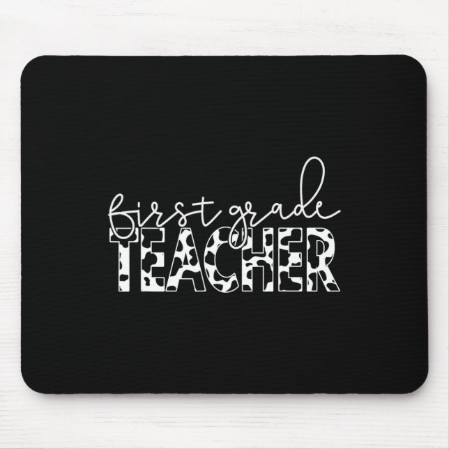 Alfombrilla De Ratón Impresión de vacas para enseñanza primaria de prim (Frente)