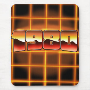 Alfombrilla De Ratón Impresión electrónica de lienzo 1980