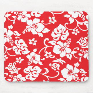 Alfombrilla De Ratón Impresión hawaiana roja retra Mousepad de la