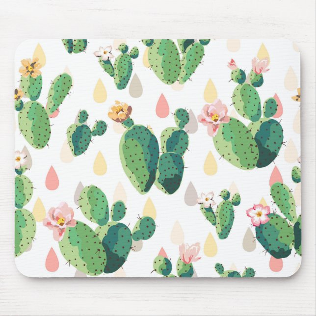 Alfombrilla De Ratón Impresión Mousepad del cactus (Frente)