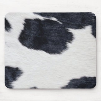 Alfombrilla De Ratón Impresión negra/blanca del piel de vaca occidental