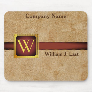 Alfombrilla De Ratón Impresión perdonada de cuero de color de Tan Chamo