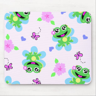 Alfombrilla De Ratón impresión tan feliz de las ranas