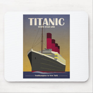 Alfombrilla De Ratón Impresión Titanic Ocean Liner Art Deco