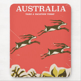 Alfombrilla De Ratón Impresión vintage de vacaciones en Australia