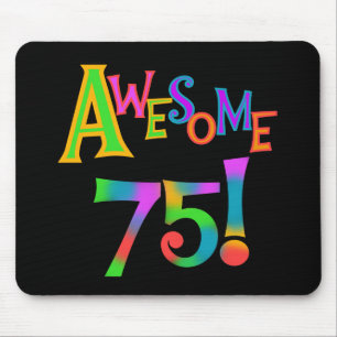 Alfombrilla De Ratón Impresionantes camisetas y regalos de 75 cumpleaño
