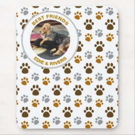 Alfombrilla De Ratón Impresiones de perro y fotos de tus Mascotas