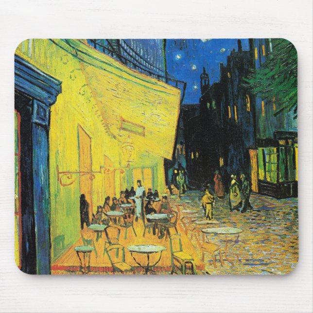 Alfombrilla De Ratón Impresionismo: autorretrato de Vincent Van Gogh (Frente)