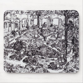 Alfombrilla De Ratón Impresionismo: Vincent Van Gogh Garten des Hospita