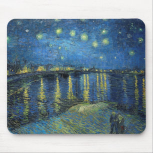 Alfombrilla De Ratón Impresionismo Vincent Van Gogh Starry Starry Night