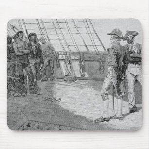 Alfombrilla De Ratón Impressment de marineros americanos