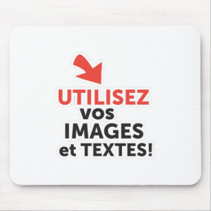 Alfombrilla De Ratón Imprima sus diseños en línea en francés