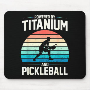 Alfombrilla De Ratón Impulsado por titanio pickleball divertido rodilla