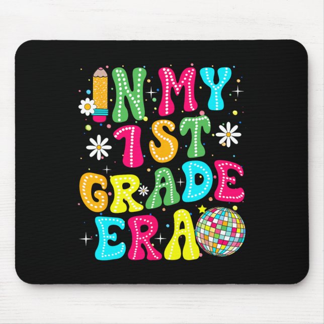 Alfombrilla De Ratón In My 1st Grade Era Girl Back To School First Grad (Frente)
