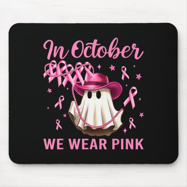 Alfombrilla De Ratón In October We Wear Nk Men Women Breast Cancer Awar (Frente)
